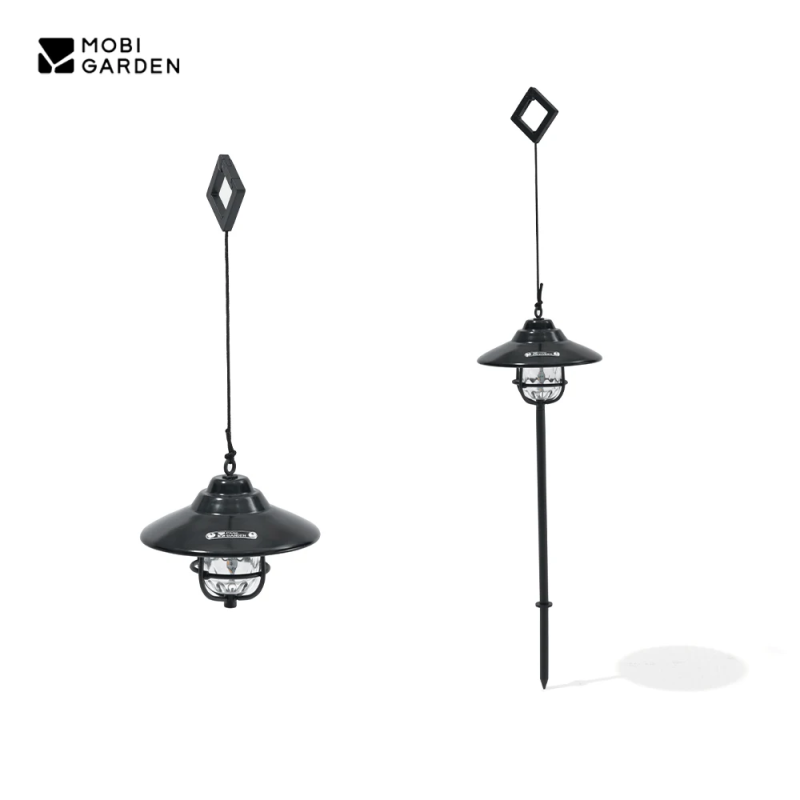 Mocna lampa i latarnia solarna do kempingu | MOBI GARDEN