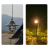 Mocna lampa i latarnia solarna do kempingu | MOBI GARDEN
