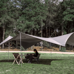 Tenda esagonale per ombra in spiaggia e in giardino - MOBI GARDEN