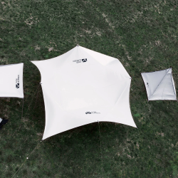 Tenda esagonale per ombra in spiaggia e in giardino - MOBI GARDEN