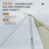 Солнцезащитный тент: кемпинговый брезент MOBI GARDEN с защитой UPF50+
