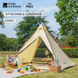 Tenda piramidale della serie Twilight: impermeabile e con protezione UV per il campeggio
