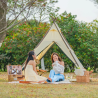 Tenda piramidale della serie Twilight: impermeabile e con protezione UV per il campeggio