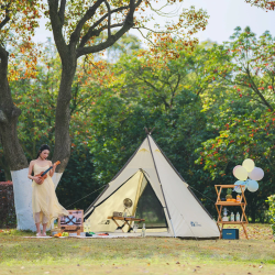 Tenda piramidale della serie Twilight: impermeabile e con protezione UV per il campeggio