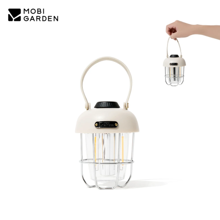 Zabytkowa lampa kempingowa MOBI GARDEN | Akumulatorowa i przenośna