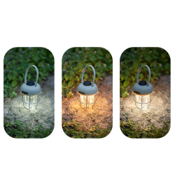 Zabytkowa lampa kempingowa MOBI GARDEN | Akumulatorowa i przenośna