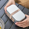 Przenośny aluminiowy pojemnik na obiad | MOBI GARDEN Camping & Picnics