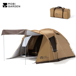 Tenda da campeggio per famiglie - Grande e impermeabile per 4 persone