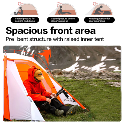Ultralekki namiot kempingowy: MOBI GARDEN Cold Mountain Windproof